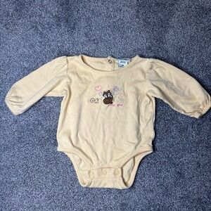 Cherokee Y2K Yellow Baby‎ Onesie